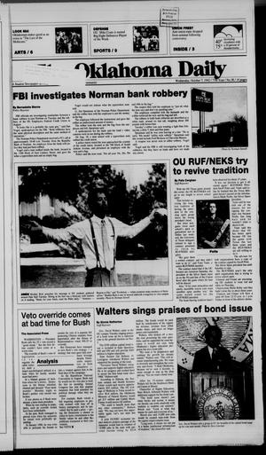 The Oklahoma Daily (Norman, Okla.), Vol. 77, No. 38, Ed. 1 Wednesday, October 7, 1992