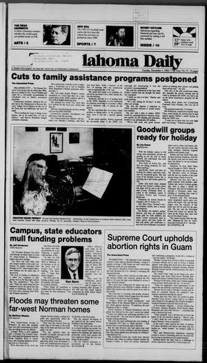 The Oklahoma Daily (Norman, Okla.), Vol. 77, No. 75, Ed. 1 Tuesday, December 1, 1992