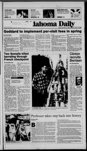 The Oklahoma Daily (Norman, Okla.), Vol. 77, No. 83, Ed. 1 Friday, December 11, 1992