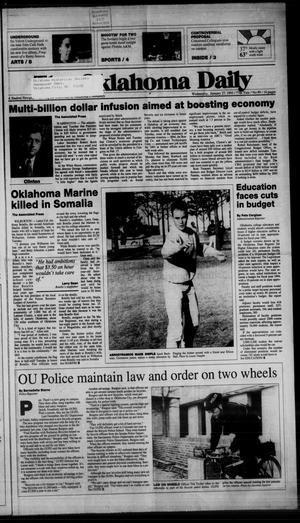The Oklahoma Daily (Norman, Okla.), Vol. 77, No. 99, Ed. 1 Wednesday, January 27, 1993