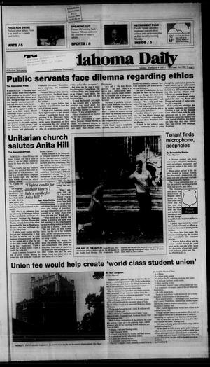The Oklahoma Daily (Norman, Okla.), Vol. 77, No. 108, Ed. 1 Tuesday, February 9, 1993