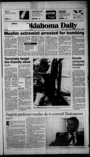 The Oklahoma Daily (Norman, Okla.), Vol. 77, No. 126, Ed. 1 Friday, March 5, 1993