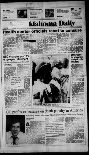 The Oklahoma Daily (Norman, Okla.), Vol. 77, No. 130, Ed. 1 Thursday, March 18, 1993