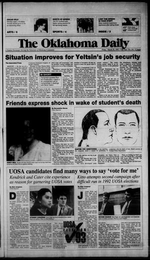The Oklahoma Daily (Norman, Okla.), Vol. 77, No. 136, Ed. 1 Friday, March 26, 1993