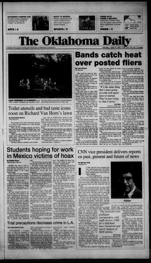 The Oklahoma Daily (Norman, Okla.), Vol. 77, No. 151, Ed. 1 Thursday, April 15, 1993