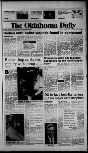 The Oklahoma Daily (Norman, Okla.), Vol. 77, No. 156, Ed. 1 Thursday, April 22, 1993