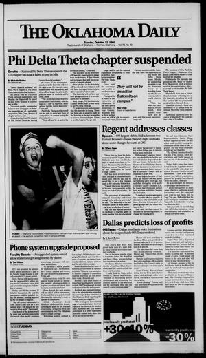 The Oklahoma Daily (Norman, Okla.), Vol. 78, No. 40, Ed. 1 Tuesday, October 12, 1993