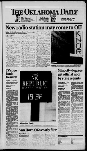 The Oklahoma Daily (Norman, Okla.), Vol. 78, No. 96, Ed. 1 Thursday, January 20, 1994