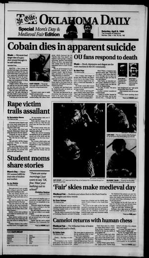 The Oklahoma Daily (Norman, Okla.), Vol. 78, No. 148, Ed. 1 Saturday, April 9, 1994