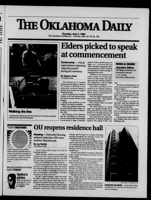 The Oklahoma Daily (Norman, Okla.), Vol. 78, No. 168, Ed. 1 Thursday, June 2, 1994