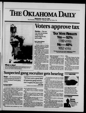 The Oklahoma Daily (Norman, Okla.), Vol. 78, No. 176, Ed. 1 Wednesday, June 15, 1994