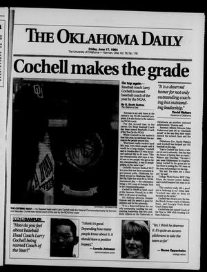 The Oklahoma Daily (Norman, Okla.), Vol. 78, No. 178, Ed. 1 Friday, June 17, 1994
