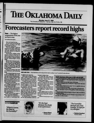 The Oklahoma Daily (Norman, Okla.), Vol. 78, No. 185, Ed. 1 Monday, June 27, 1994