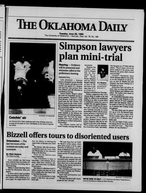 The Oklahoma Daily (Norman, Okla.), Vol. 78, No. 186, Ed. 1 Tuesday, June 28, 1994