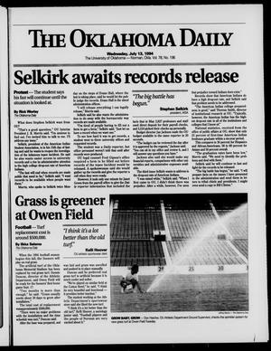 The Oklahoma Daily (Norman, Okla.), Vol. 78, No. 196, Ed. 1 Wednesday, July 13, 1994