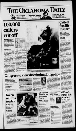 The Oklahoma Daily (Norman, Okla.), Vol. 79, No. 10, Ed. 1 Tuesday, August 30, 1994