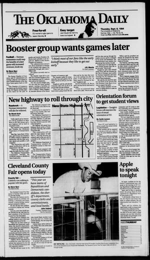 The Oklahoma Daily (Norman, Okla.), Vol. 79, No. 16, Ed. 1 Thursday, September 8, 1994