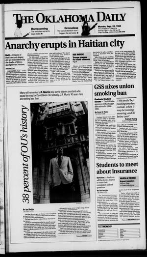 The Oklahoma Daily (Norman, Okla.), Vol. 79, No. 29, Ed. 1 Monday, September 26, 1994