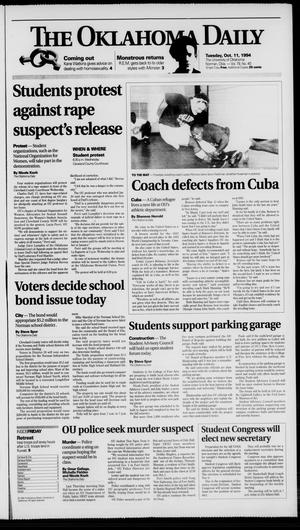 The Oklahoma Daily (Norman, Okla.), Vol. 79, No. 40, Ed. 1 Tuesday, October 11, 1994