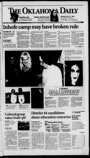 The Oklahoma Daily (Norman, Okla.), Vol. 79, No. 55, Ed. 1 Monday, October 31, 1994