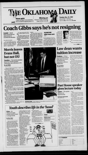 The Oklahoma Daily (Norman, Okla.), Vol. 79, No. 67, Ed. 1 Tuesday, November 15, 1994