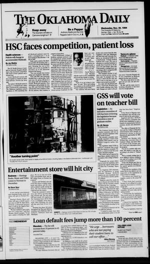 The Oklahoma Daily (Norman, Okla.), Vol. 79, No. 76, Ed. 1 Wednesday, November 30, 1994