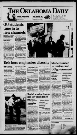 The Oklahoma Daily (Norman, Okla.), Vol. 79, No. 119, Ed. 1 Thursday, March 2, 1995