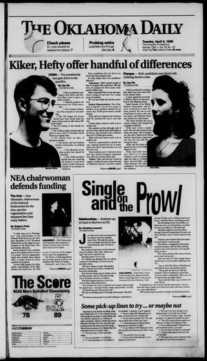 The Oklahoma Daily (Norman, Okla.), Vol. 79, No. 137, Ed. 1 Tuesday, April 4, 1995
