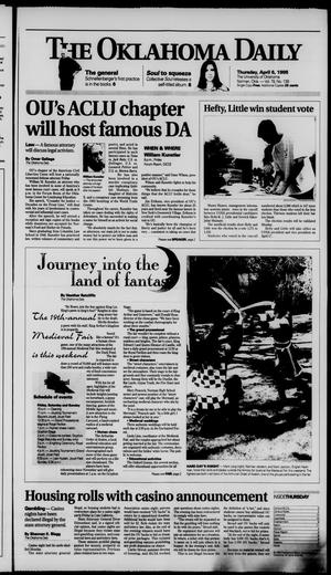 The Oklahoma Daily (Norman, Okla.), Vol. 79, No. 139, Ed. 1 Thursday, April 6, 1995