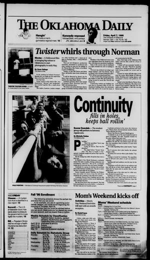 The Oklahoma Daily (Norman, Okla.), Vol. 79, No. 140, Ed. 1 Friday, April 7, 1995