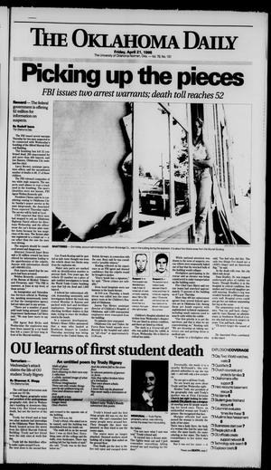 The Oklahoma Daily (Norman, Okla.), Vol. 79, No. 151, Ed. 1 Friday, April 21, 1995