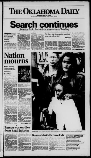The Oklahoma Daily (Norman, Okla.), Vol. 79, No. 152, Ed. 1 Monday, April 24, 1995