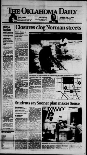 The Oklahoma Daily (Norman, Okla.), Vol. 79, No. 1, Ed. 1 Thursday, August 17, 1995