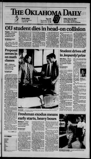 The Oklahoma Daily (Norman, Okla.), Vol. 80, No. 2, Ed. 1 Friday, August 18, 1995