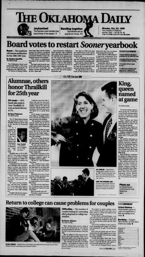 The Oklahoma Daily (Norman, Okla.), Vol. 80, No. 49, Ed. 1 Monday, October 23, 1995