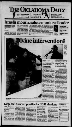 The Oklahoma Daily (Norman, Okla.), Vol. 80, No. 61, Ed. 1 Monday, November 6, 1995