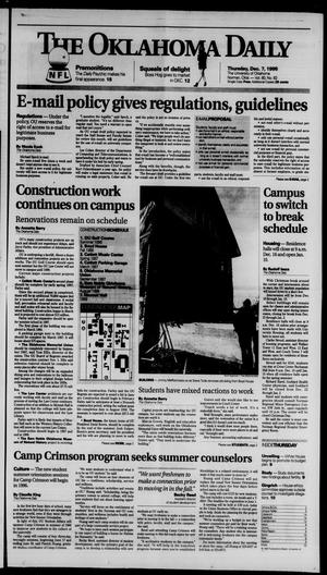 The Oklahoma Daily (Norman, Okla.), Vol. 80, No. 82, Ed. 1 Thursday, December 7, 1995