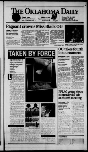 The Oklahoma Daily (Norman, Okla.), Vol. 80, No. 106, Ed. 1 Monday, February 12, 1996