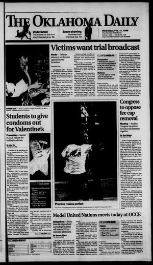 The Oklahoma Daily (Norman, Okla.), Vol. 80, No. 108, Ed. 1 Wednesday, February 14, 1996