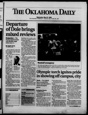 The Oklahoma Daily (Norman, Okla.), Vol. 80, No. 163, Ed. 1 Wednesday, May 22, 1996
