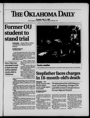 The Oklahoma Daily (Norman, Okla.), Vol. 80, No. 191, Ed. 1 Thursday, July 11, 1996