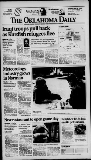 The Oklahoma Daily (Norman, Okla.), Vol. 80, No. 211, Ed. 1 Tuesday, September 3, 1996