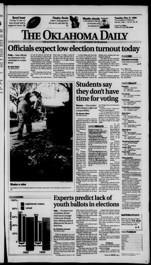 The Oklahoma Daily (Norman, Okla.), Vol. 81, No. 56, Ed. 1 Tuesday, November 5, 1996