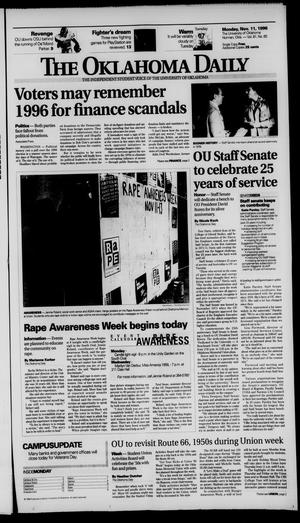 The Oklahoma Daily (Norman, Okla.), Vol. 81, No. 60, Ed. 1 Monday, November 11, 1996