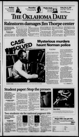 The Oklahoma Daily (Norman, Okla.), Vol. 81, No. 114, Ed. 1 Friday, February 21, 1997