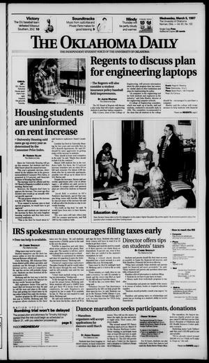Primary view of object titled 'The Oklahoma Daily (Norman, Okla.), Vol. 81, No. 122, Ed. 1 Wednesday, March 5, 1997'.