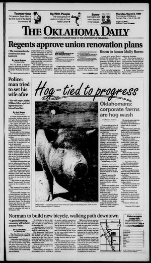 The Oklahoma Daily (Norman, Okla.), Vol. 81, No. 123, Ed. 1 Thursday, March 6, 1997