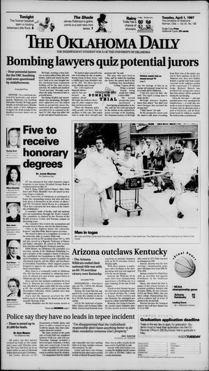 The Oklahoma Daily (Norman, Okla.), Vol. 81, No. 136, Ed. 1 Tuesday, April 1, 1997
