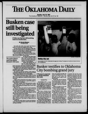 The Oklahoma Daily (Norman, Okla.), Vol. 81, No. 192, Ed. 1 Tuesday, July 15, 1997