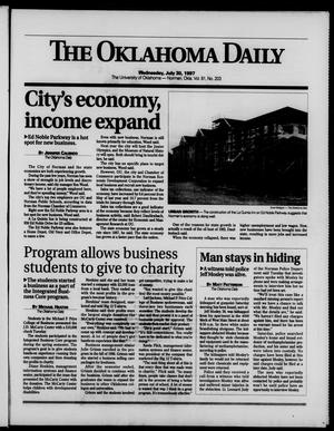 The Oklahoma Daily (Norman, Okla.), Vol. 81, No. 203, Ed. 1 Wednesday, July 30, 1997